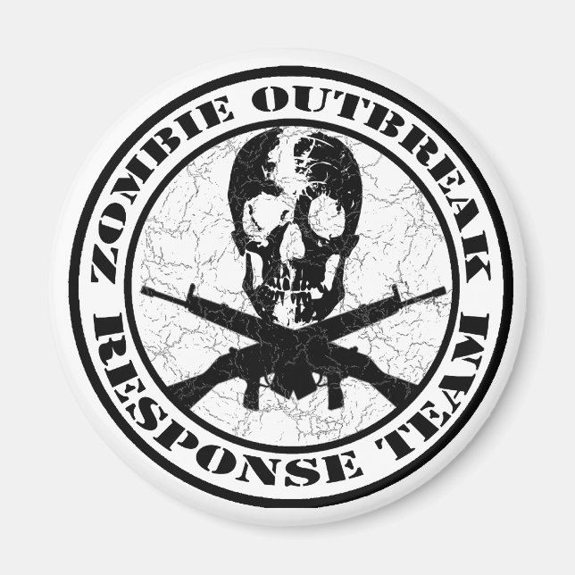 Zombie Outbreak Response Team Magnet (Front)