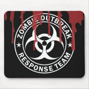 Zombie outbreak response team mouse pad