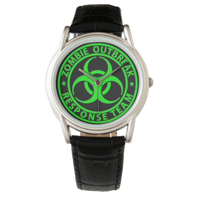 Zombie Outbreak Response Team Neon Green Watch (Front)