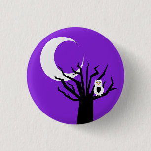 Zombie Owl of Doom Pinback Button