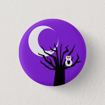 Zombie Owl Of Doom Pinback Button by WaywardMuse at Zazzle