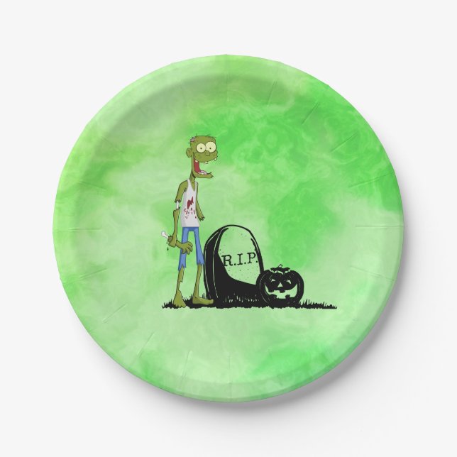 Zombie  paper plates (Front)