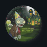 Zombie Party Birthday Halloween Paper Plates<br><div class="desc">Elevate your Zombie Party Birthday Halloween with a personalized touch! Customize the celebration by adding your kid's name and tailor the entire birthday decor for an unforgettable and uniquely spooky experience.</div>