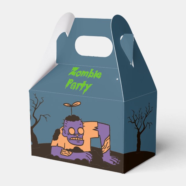 Zombie Party Favor Boxes (Front Side)