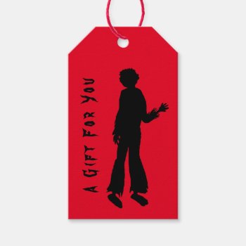 Zombie Party Kids Favor Gift Tags by PartyPrep at Zazzle