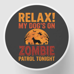 Zombie Patrol Dog Halloween Mini Candle Favors