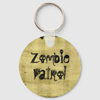 Zombie Patrol Keychain