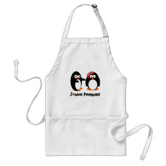 Zombie Penguin Adult Apron