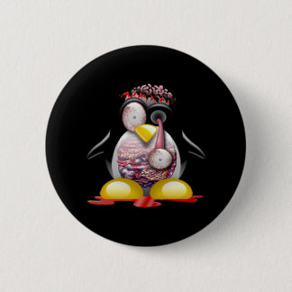 Zombie Penguin Pinback Button