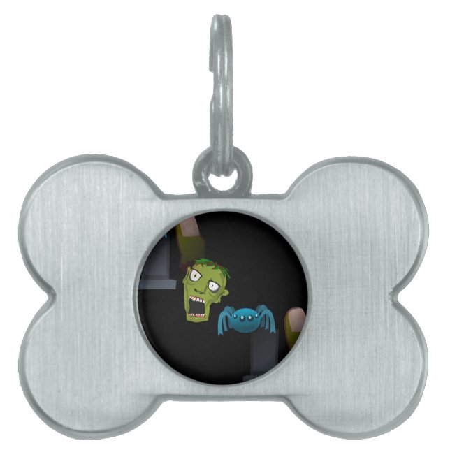 zombie pet name tag (Front)
