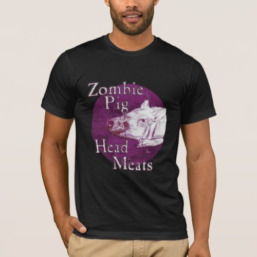 Zombie Pig Head Meats Version 3 T_Shirt