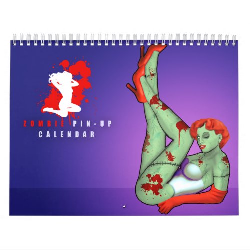 Zombie Pin_Up Calendar 2014