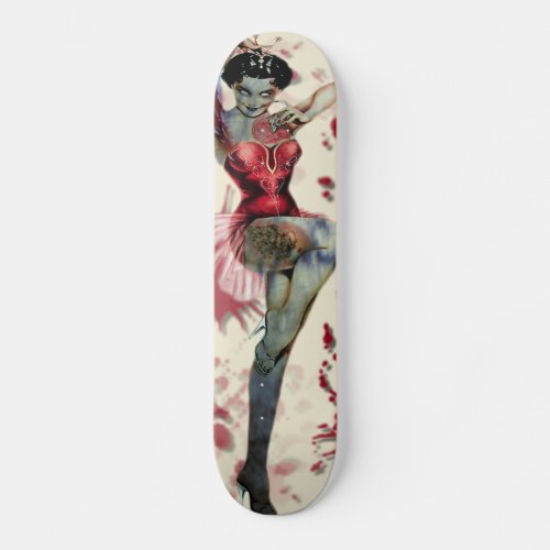 Zombie Pin Up Skateboard