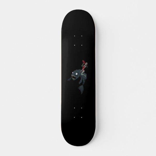 Zombie Pin-Up Skateboard Deck (Front)