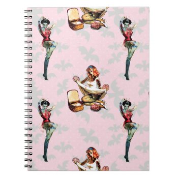 Zombie Pin Ups Notebook by EndlessVintage at Zazzle