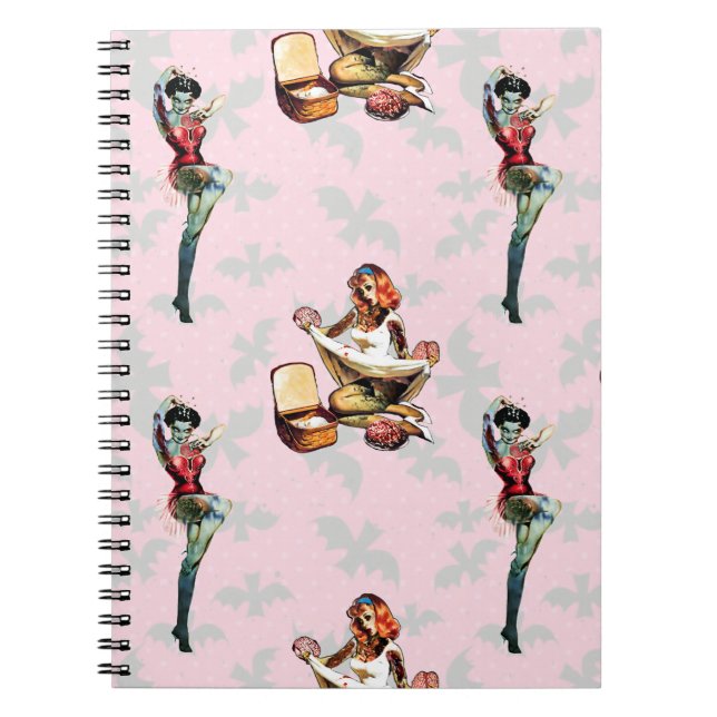 Zombie Pin Ups Notebook (Front)