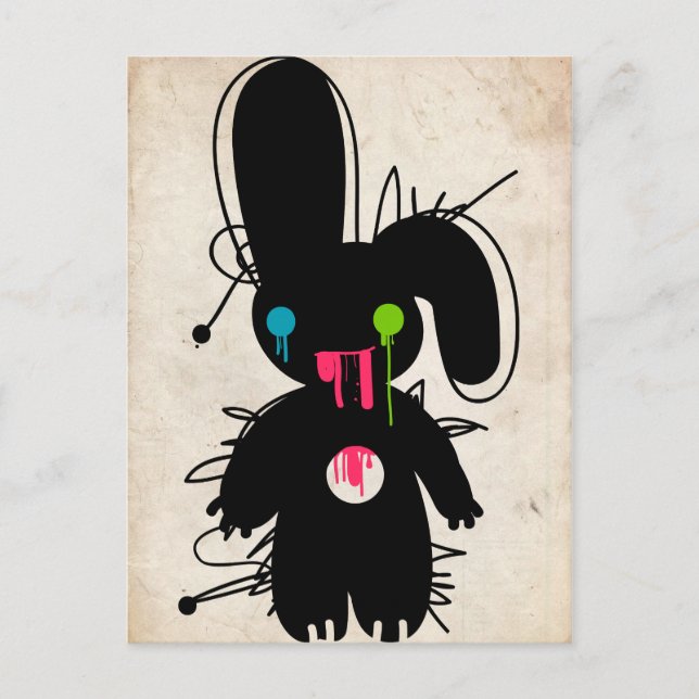 Zombie Piñata Postcard (Front)