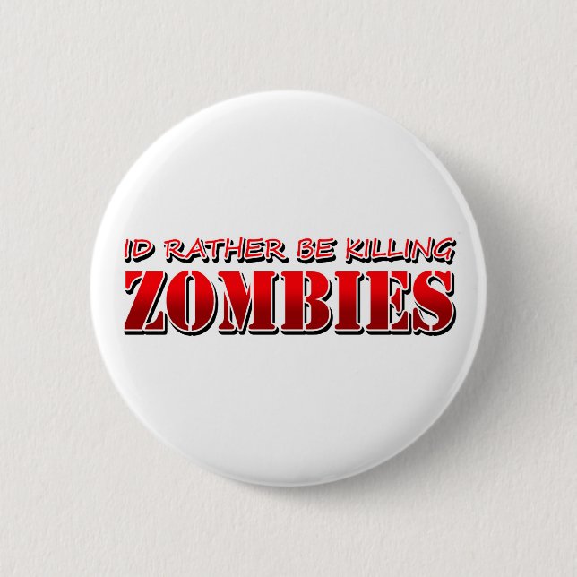 Zombie Pinback Button (Front)