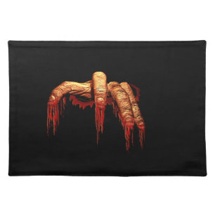 Zombie Place Mats Scary Halloween Party Decor