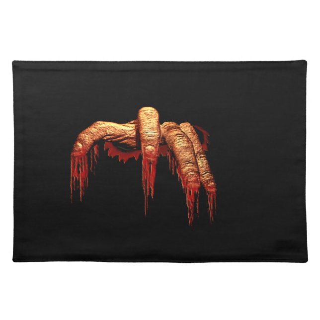 Zombie Place Mats Scary Halloween Party Decor (Front)