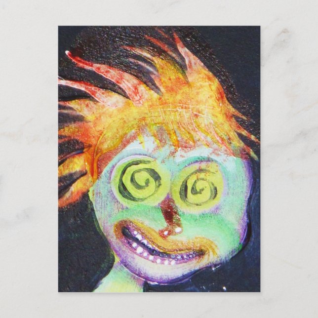 Zombie POP Art Postcard (Front)