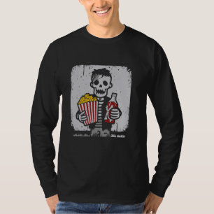 Zombie Popcorn Soda - Vintage Creepy Cinema Hallow T-Shirt