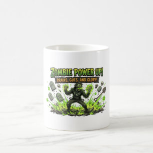 Zombie Power Up Gamer Graphic Coffee Mug