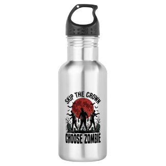 Zombie Princess Shirt Vintage Horror Graphic_1 Stainless Steel Water Bottle