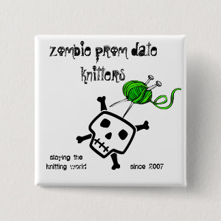 zombie prom date knitters...PINS TOO!! Button