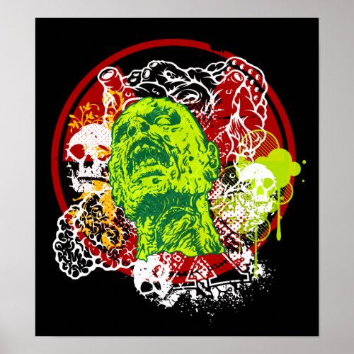 Zombie Raid Poster