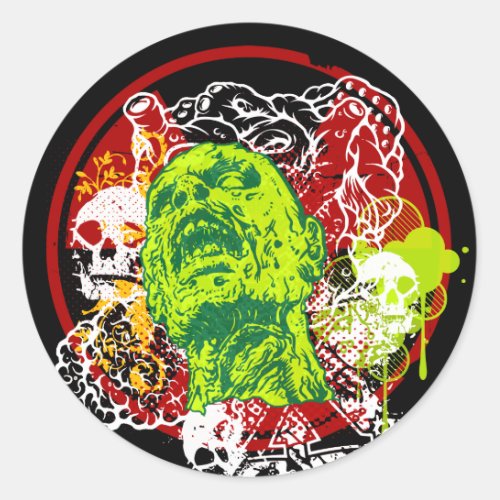 Zombie Raid Stickers