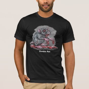 Zombie Rat T Shirt by KMCoriginals at Zazzle