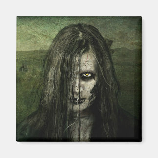 Zombie refrigerator magnet