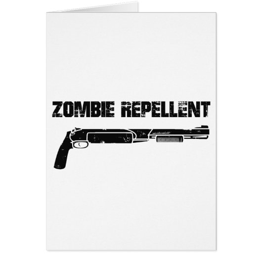 Zombie Repellent Cards (Front)