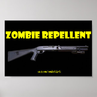 ZOMBIE REPELLENT POSTER