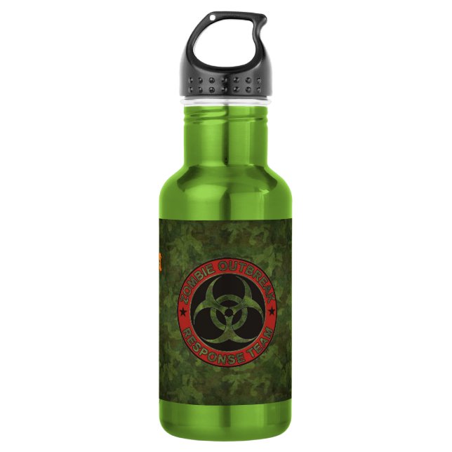 Zombie Response Tactical Water Bottle (Front)