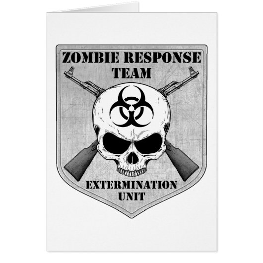 Zombie Response Team Cards (Front)