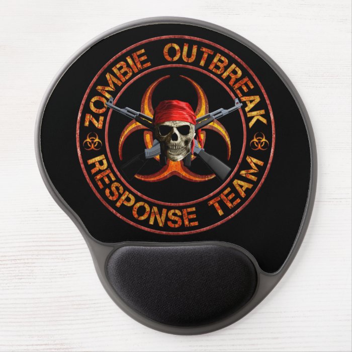 Zombie Response Team Gel Mouse Mats