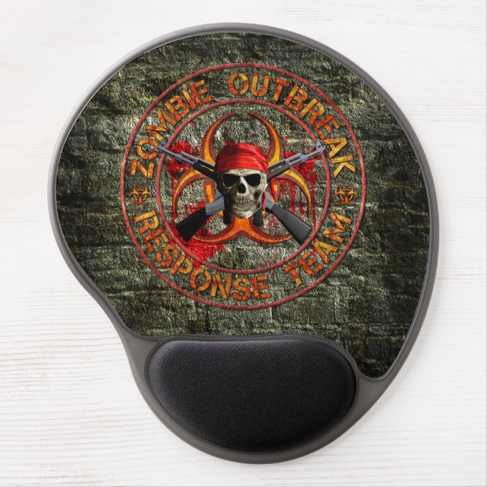 Zombie Response Team Gel Mousepad