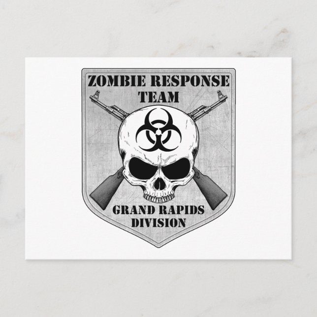 Zombie Response Team: Grand Rapids Division Postcard (Front)