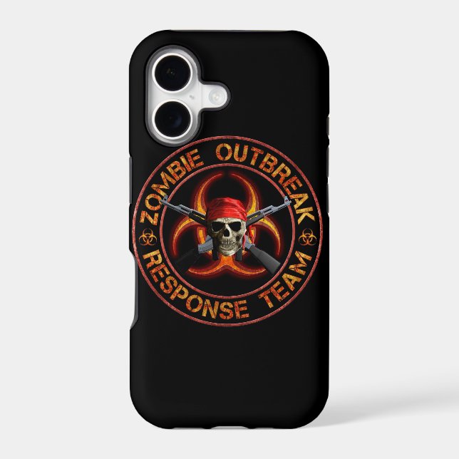 Zombie Response Team Iphone Case (Back)