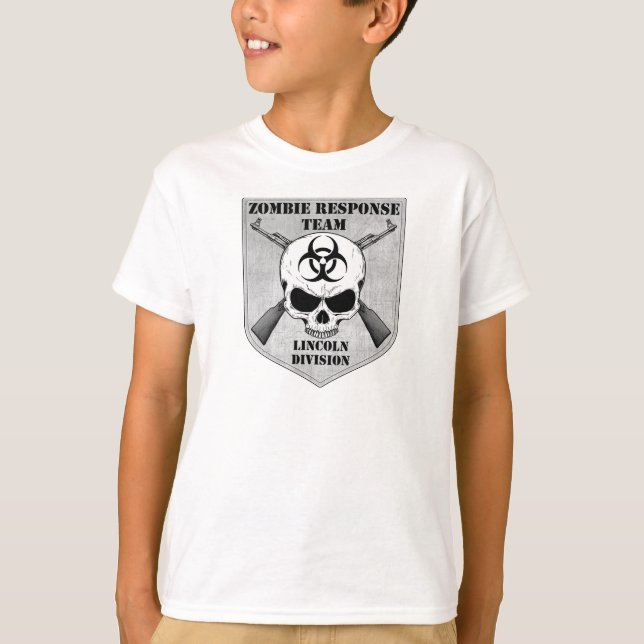 Zombie Response Team: Lincoln Division T-Shirt (Front)