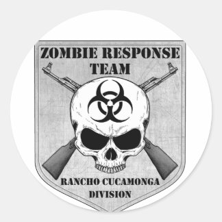 Zombie Response Team: Rancho Cucamonga Division Classic Round Sticker