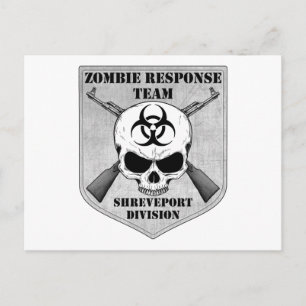 Zombie Response Team: Shreveport Division Invitation Postcard