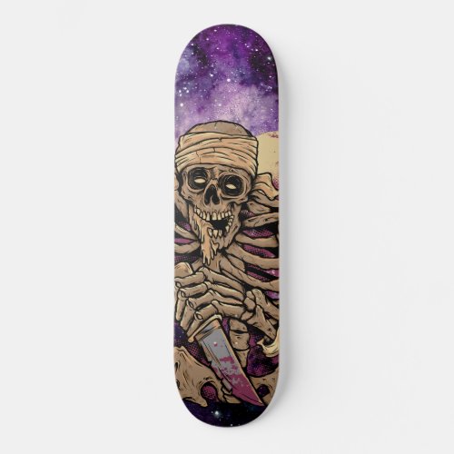 Zombie Revenge Night Stars Skateboard