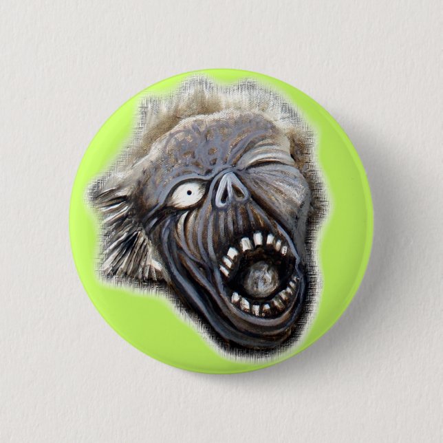 Zombie Rising Pinback Button (Front)
