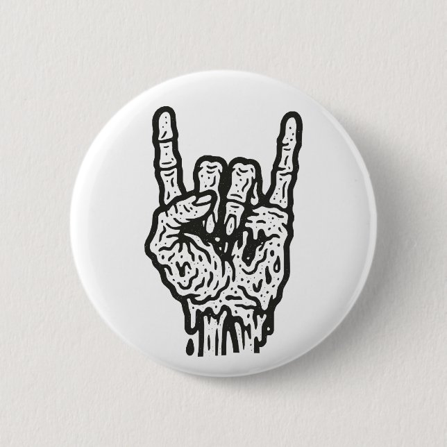 Zombie Rock Button (Front)