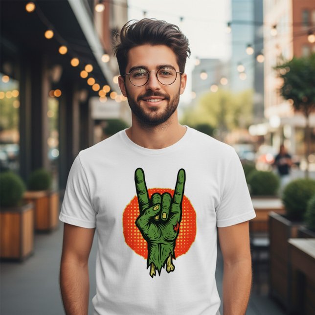 Zombie Rock on Hand! T-Shirt (Creator Uploaded)