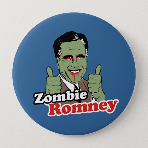 Zombie Romneypng Pinback Button