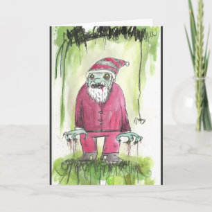 Zombie Santa Card